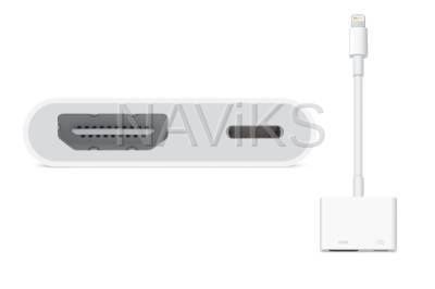 Apple Lightning Digital AV Adapter (MD826) - NOT SOLD BY US